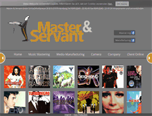 Tablet Screenshot of master-servant.de